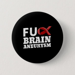 Aneurysm - medvetandehöjare Intracranial Fighter Knapp