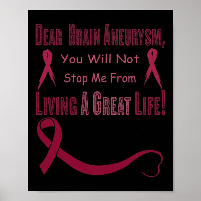 Aneurysm Medvetenhet 7 Poster (Framsidan)