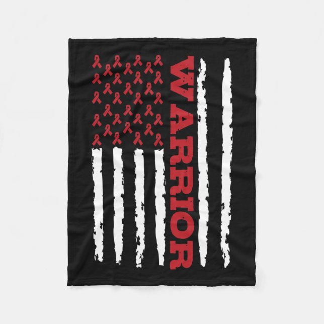 Aneurysm Medvetenhet 9 Fleecefilt (Framsidan)