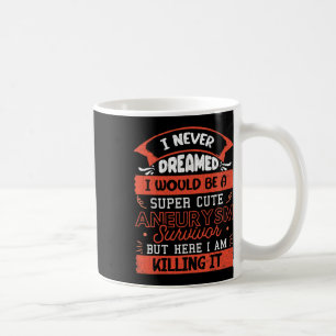 Aneurysm Survivor Brain Surgery Awareness Graphic Kaffemugg