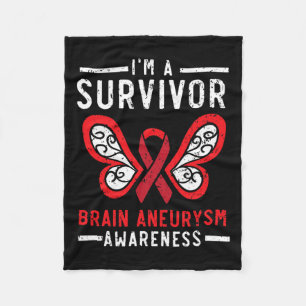 Aneurysm Survivor Medical Villkor Aneurysm Medvete Fleecefilt