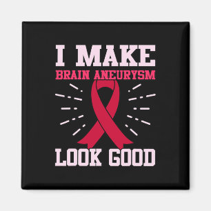 Aneurysm Titta på Bra Awareness Month Support Grap Magnet
