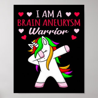 Aneurysm Warrior Awareness Month Support Graphic Poster