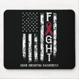 Aneurysm Warrior US Flagga Musmatta