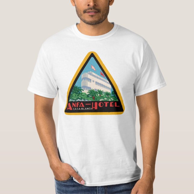 Anfa Hotel Casablanca T Shirt (Framsida)