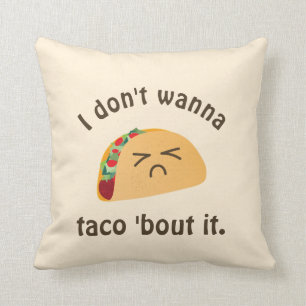 Anfall för gullig Taco 'det rolig humor för vits Kudde