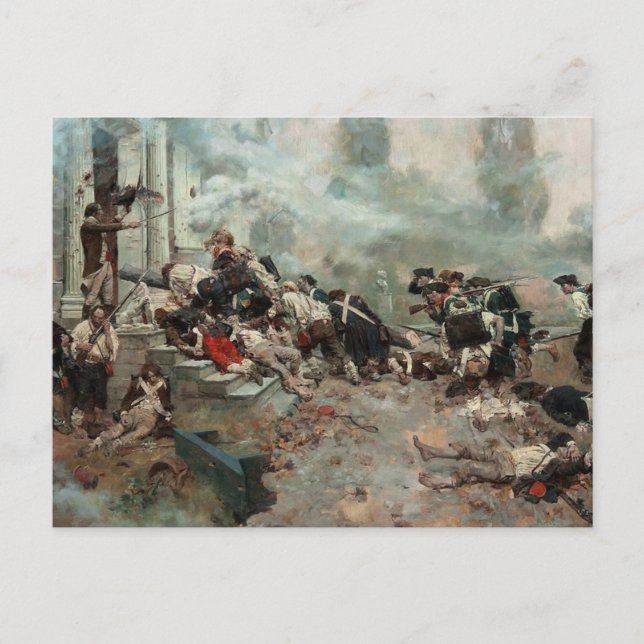 Anfall mot Chew House (Slaget vid Germantown) Vykort (Framsida)