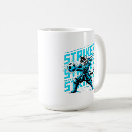 Anfallare Anime-present för spelare & tränare Kaffemugg