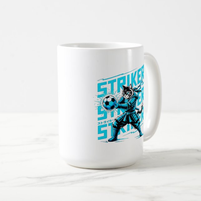 Anfallare Anime-present för spelare & tränare Kaffemugg (Framsida höger)