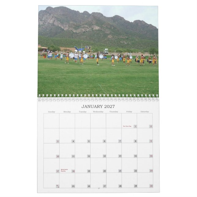 Anfallare kalender för 2008 12-Månad (Jan 2027)
