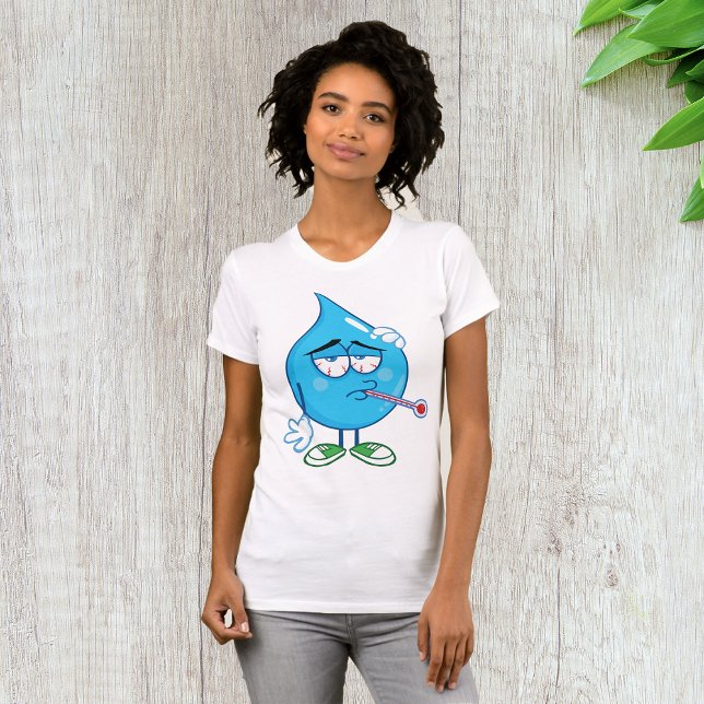 Anfang Vatten Drop Womens T-Shirt (Skapare uppladdad)