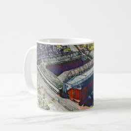 Anfield Stadium Liverpool - Artistic Watercolour Kaffemugg