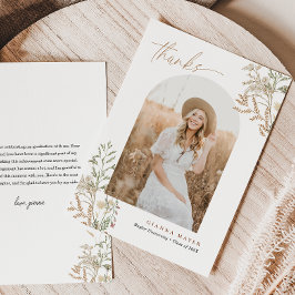 Äng Botanicals Examen Foto Tack Kort