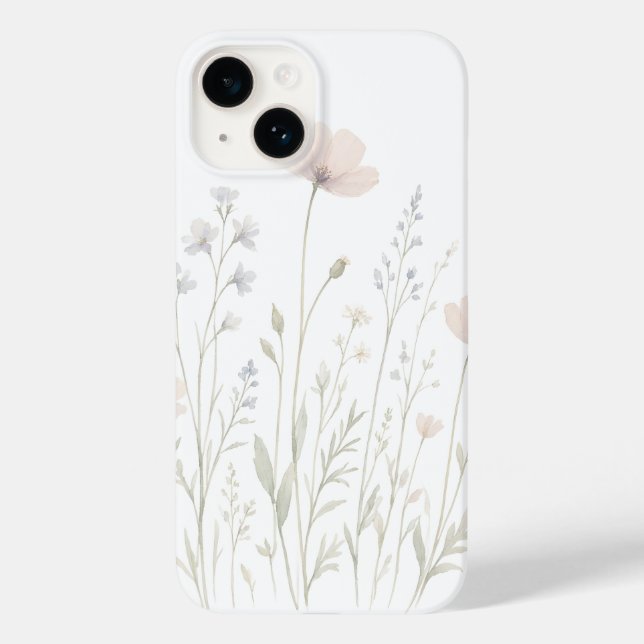 Äng Floral Telefonfodral Botanisk Stil (Baksida)
