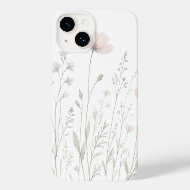 Äng Floral Telefonfodral Botanisk Stil (Baksida)