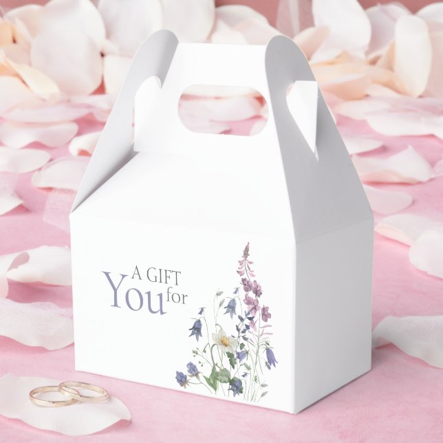 Äng med vilda blommor 35-årsdag presentaskar (Bröllop)