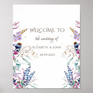 Äng med vilda blommor poster