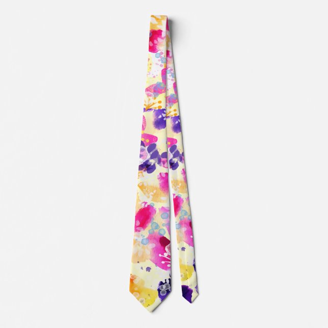 Äng med vilda blommor slitna blommor slips (Framsida)