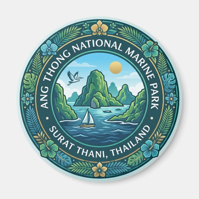 Ang Thong nationalpark, Thailand Magnet (Framsidan)