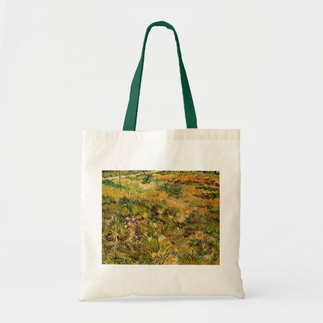 Äng vid Saint Paul-sjukhuset av Vincent van Gogh Tygkasse (Framsidan)