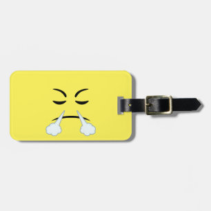 Ånga Emoji Bagagebricka
