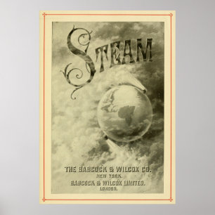 Ånga kör världen 1904 poster