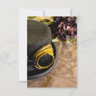 Ånga Punk Top hat med Goggles