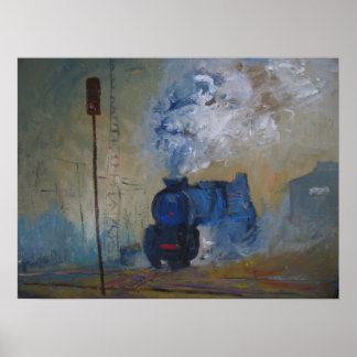 ånga tåg poster
