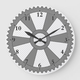 Ånga tar tid på stor klocka