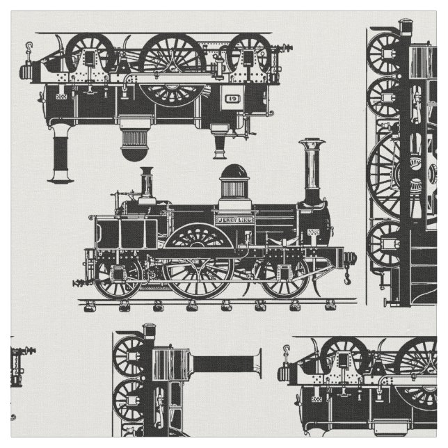 Ånga utbildar lokomotiv för tyg (Närbild)