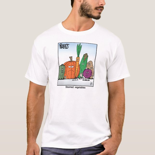 Ångade grönsaker för Rubestecknader klassiker T Shirt (Framsida)