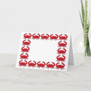 Ångade krabbor kort