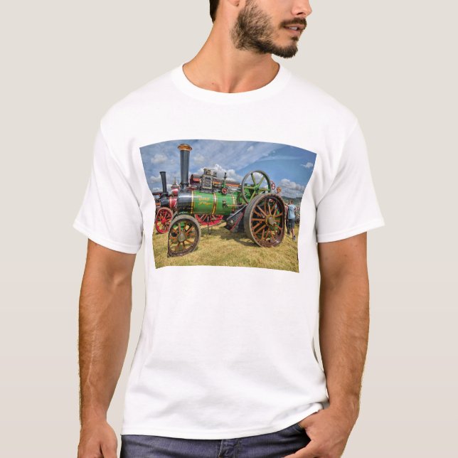 Ångadragkraftmotorer T Shirt (Framsida)