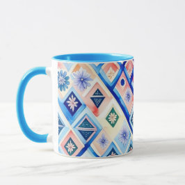 Angående: Blommigt Geometric Mugg