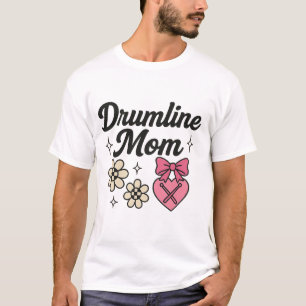 Angående: Drumline Mamma Heart & Flowers T Shirt