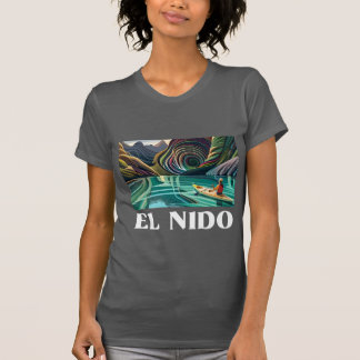 Angående: El Nido, Palawan, den vackra stranden, F T Shirt