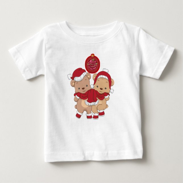 Angående: God jul Baby Bra Jersey T-Shirt (Framsida)