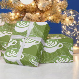 Angående: Pappra Wrapping för Matcha Latte Kärlek Presentpapper