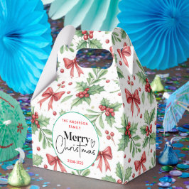 Angående: Vattenfärgad Grönt Grass - Festive jul P Presentaskar