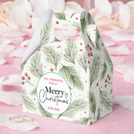 Angående: Vattenfärgad Grönt Grass - Festive jul P Presentaskar