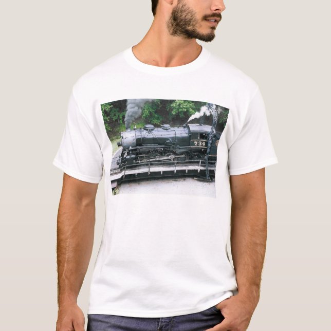 Ångalokomotiv T-shirt (Framsida)
