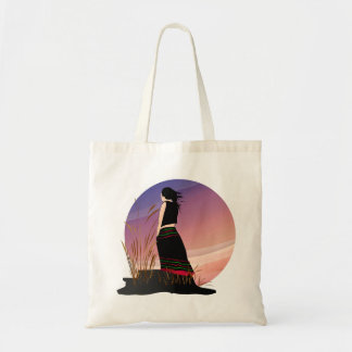 Angami Naga Girl Tribal Tote Bag Tygkasse