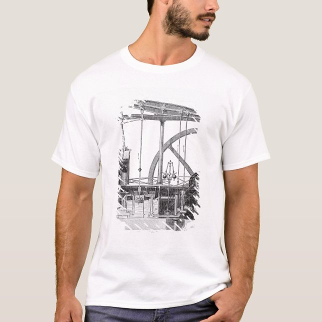 Ångamotor T Shirt (Framsida)