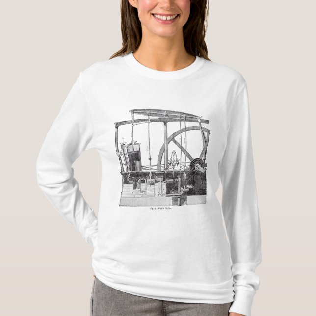 Ångamotor Tee Shirt (Framsida)