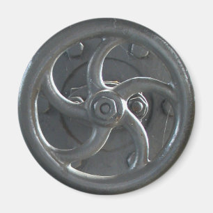 Ångamotorn pressar rullar kylmagneten magnet