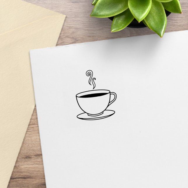 Ångande kopp kaffe lojalitet köp en få en gratis 1 stämpel (Skapare uppladdad)