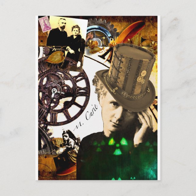 Ångande Marie Vykort (Framsida)