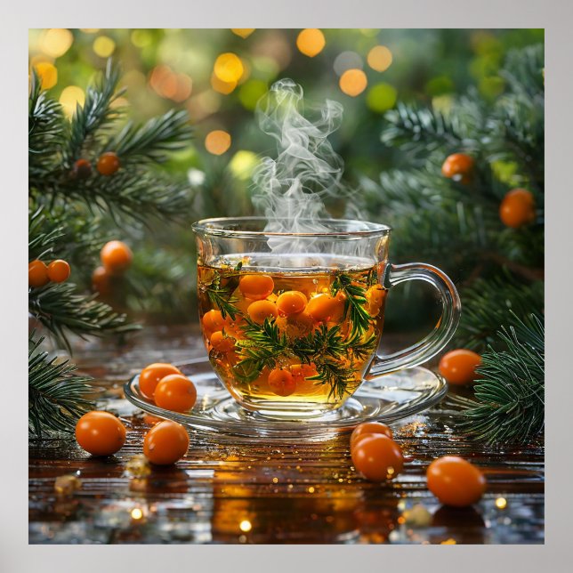 Ångande örtte poster (Framsidan)