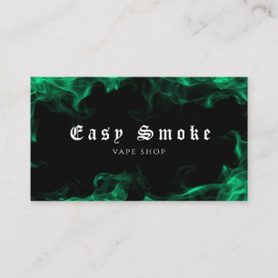 Ångande Vaping Rök Rökning Butikscigar Visitkort