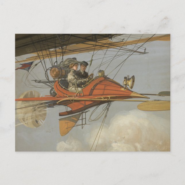 Ångareklamblad Vykort (Framsida)